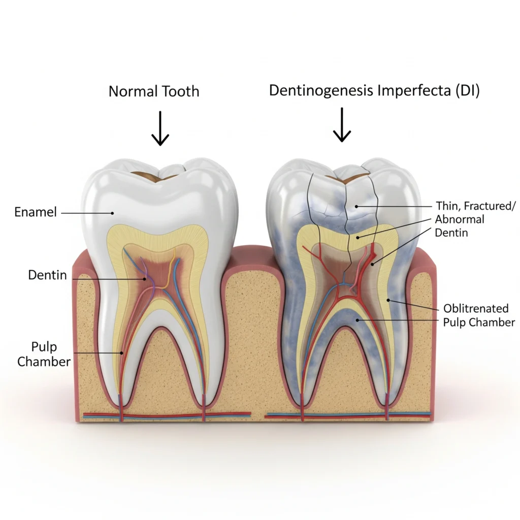 Image showing Dentinogenesis Imperfecta