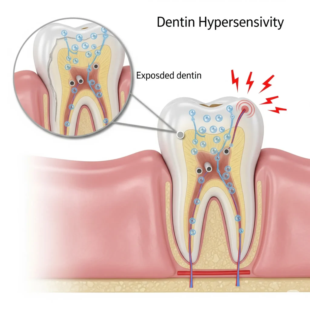 Hypersensitivity Dentin
